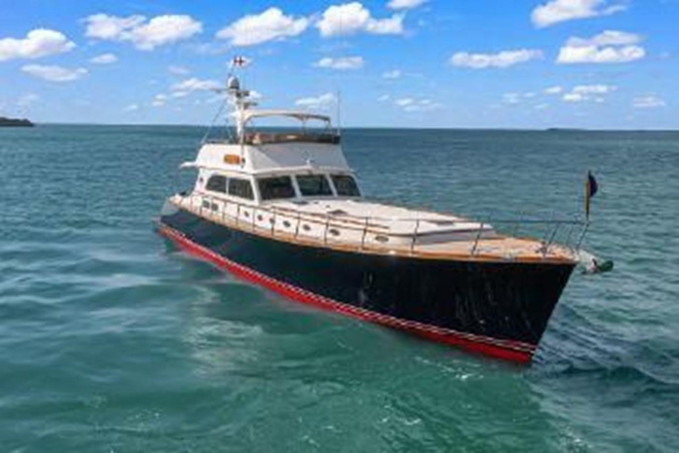 a boat in the water aboard TRUANT Yacht for Sale