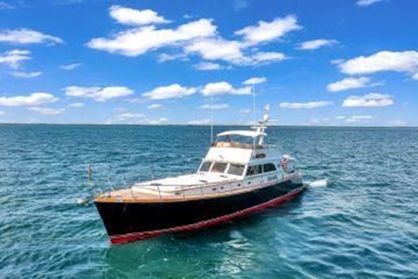 a boat in the water aboard TRUANT Yacht for Sale