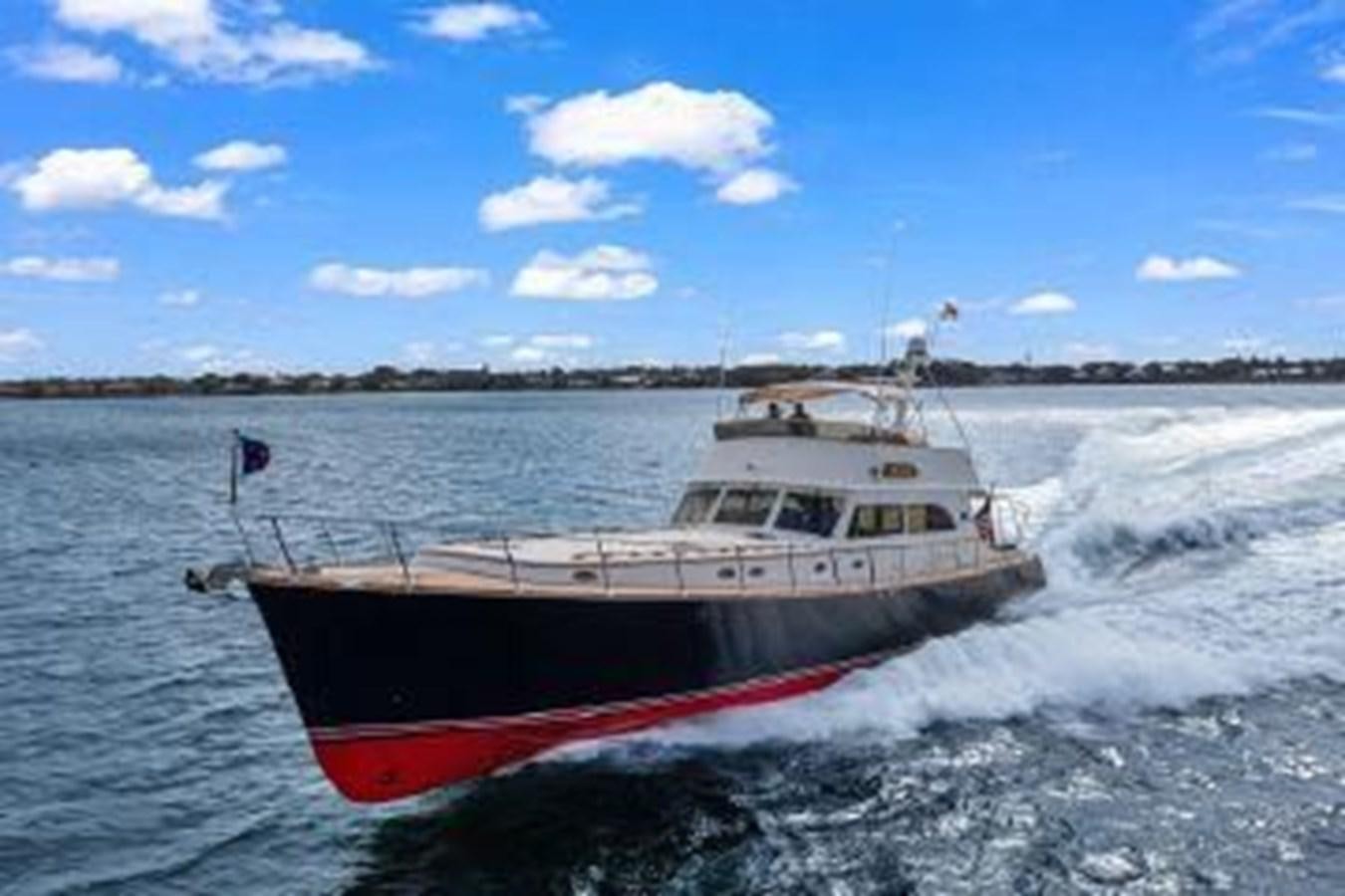 a boat on the water aboard TRUANT Yacht for Sale