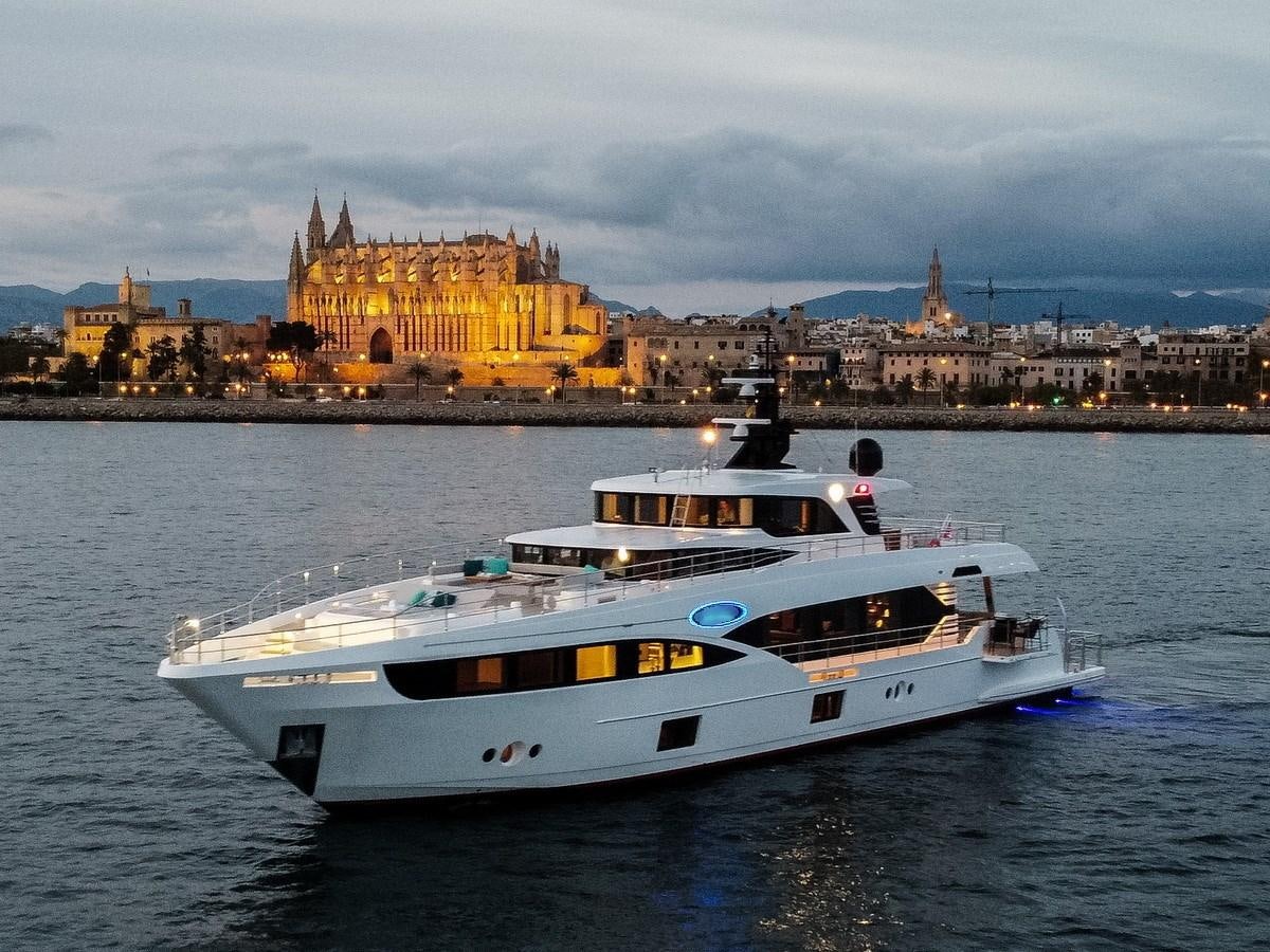 a boat on the water aboard NIXTUN Yacht for Sale