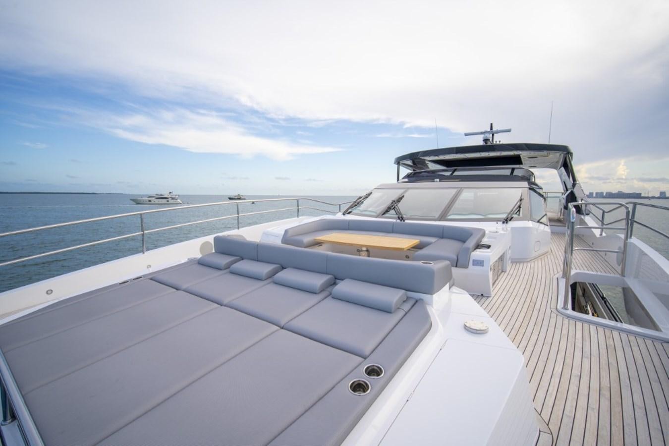 a deck of a boat aboard SUNSEEKER 90/25 Yacht for Sale