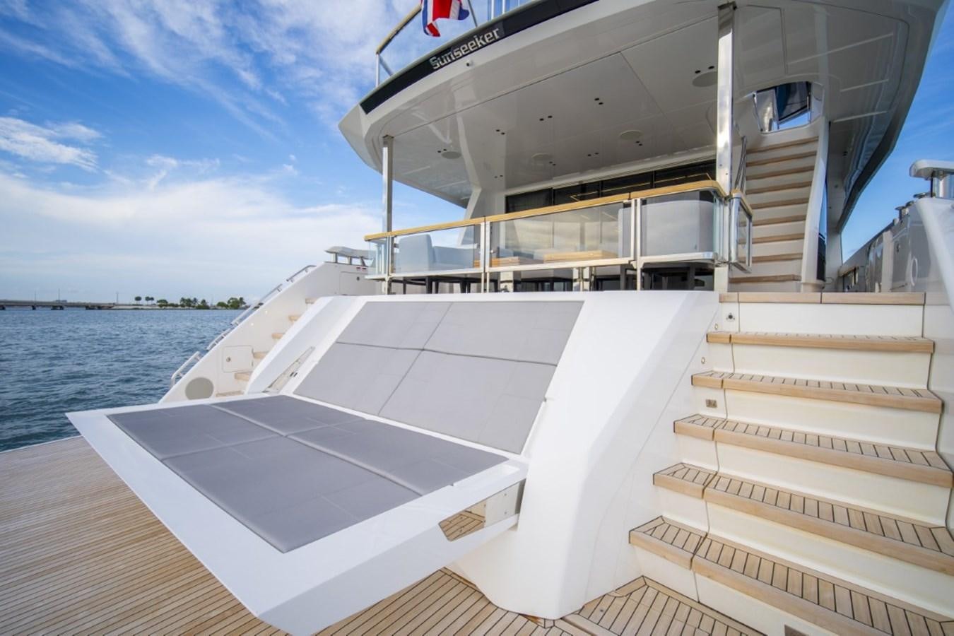 a boat on the water aboard SUNSEEKER 90/25 Yacht for Sale