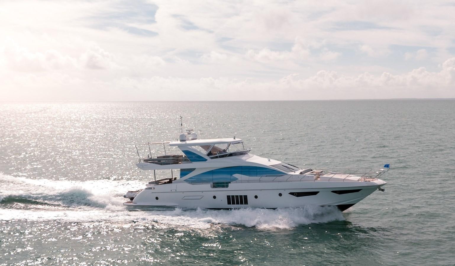 a boat in the water aboard 80 AZIMUT Yacht for Sale