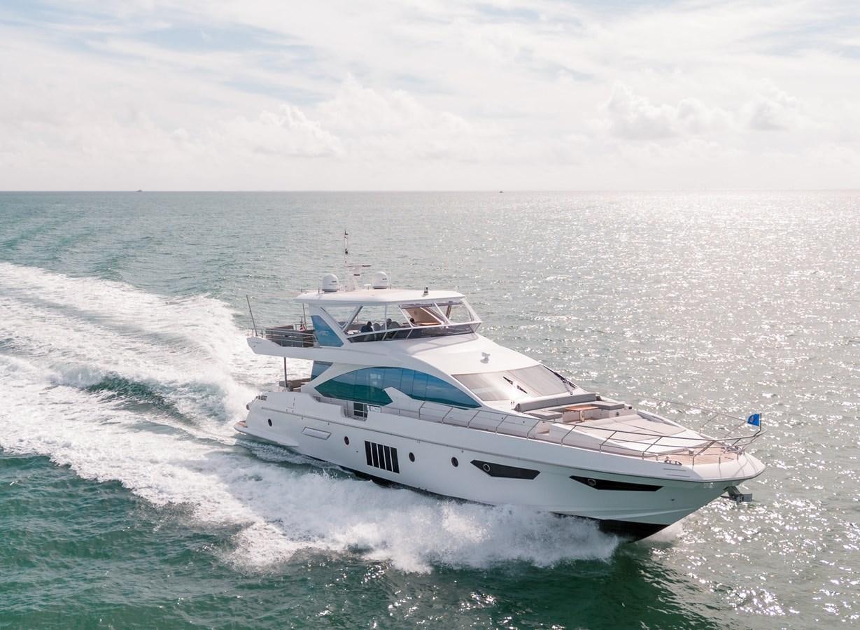 a boat on the water aboard 80 AZIMUT Yacht for Sale