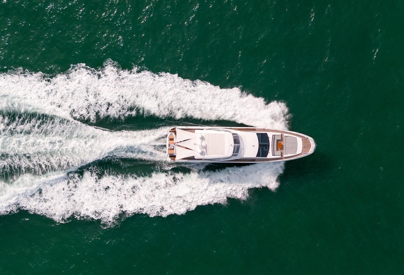 a boat in the ocean aboard 80 AZIMUT Yacht for Sale