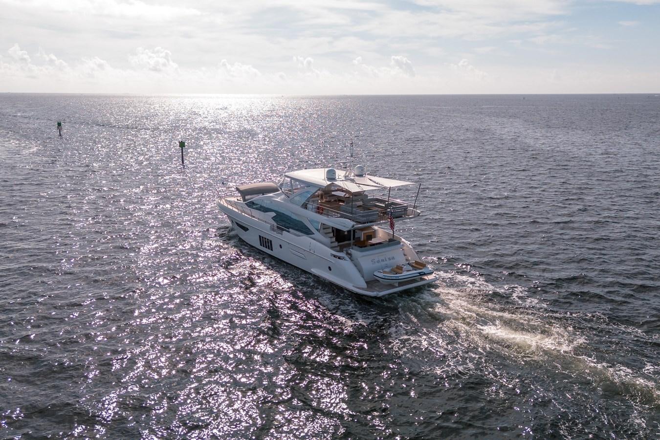 a boat in the water aboard 80 AZIMUT Yacht for Sale