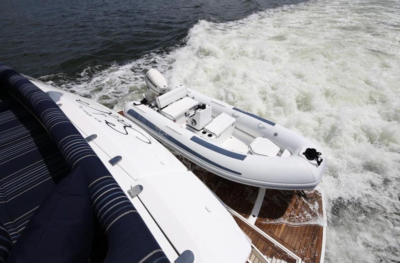 a boat on the water aboard SUNSEEKER 74 2012 SEA C Yacht for Sale