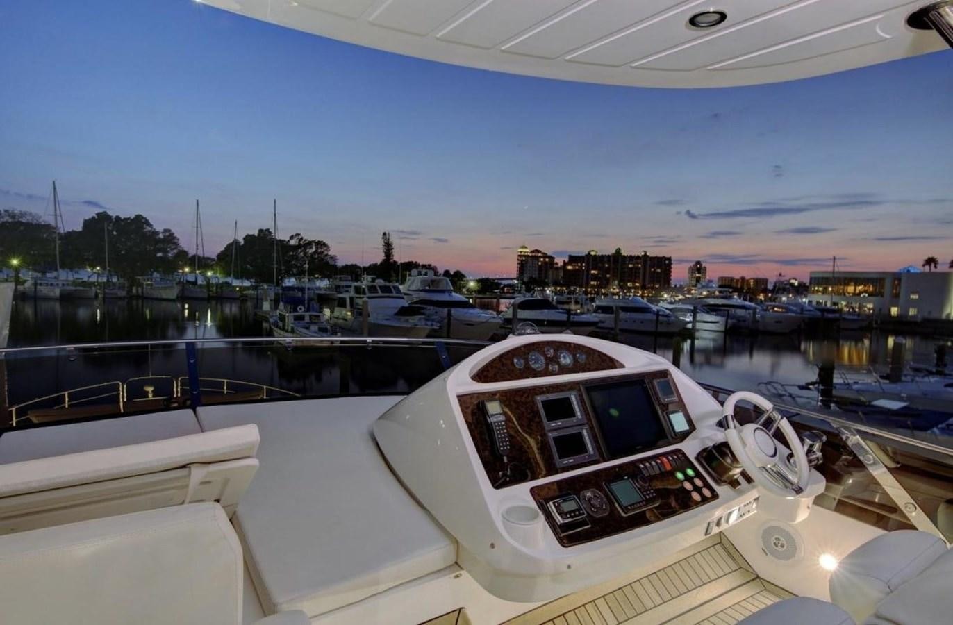 a boat on the water aboard SUNSEEKER 74 2012 SEA C Yacht for Sale