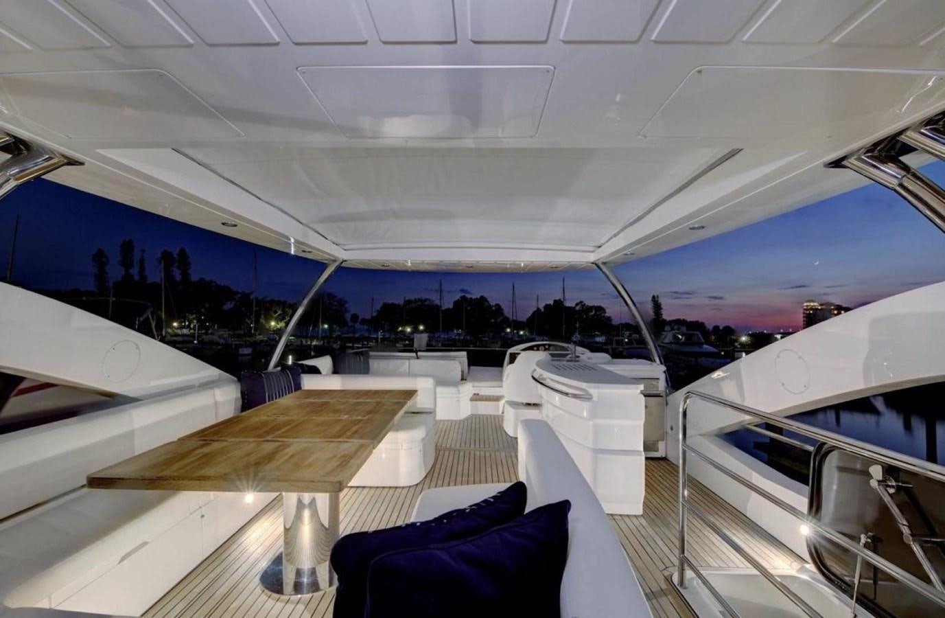 inside of a building aboard SUNSEEKER 74 2012 SEA C Yacht for Sale
