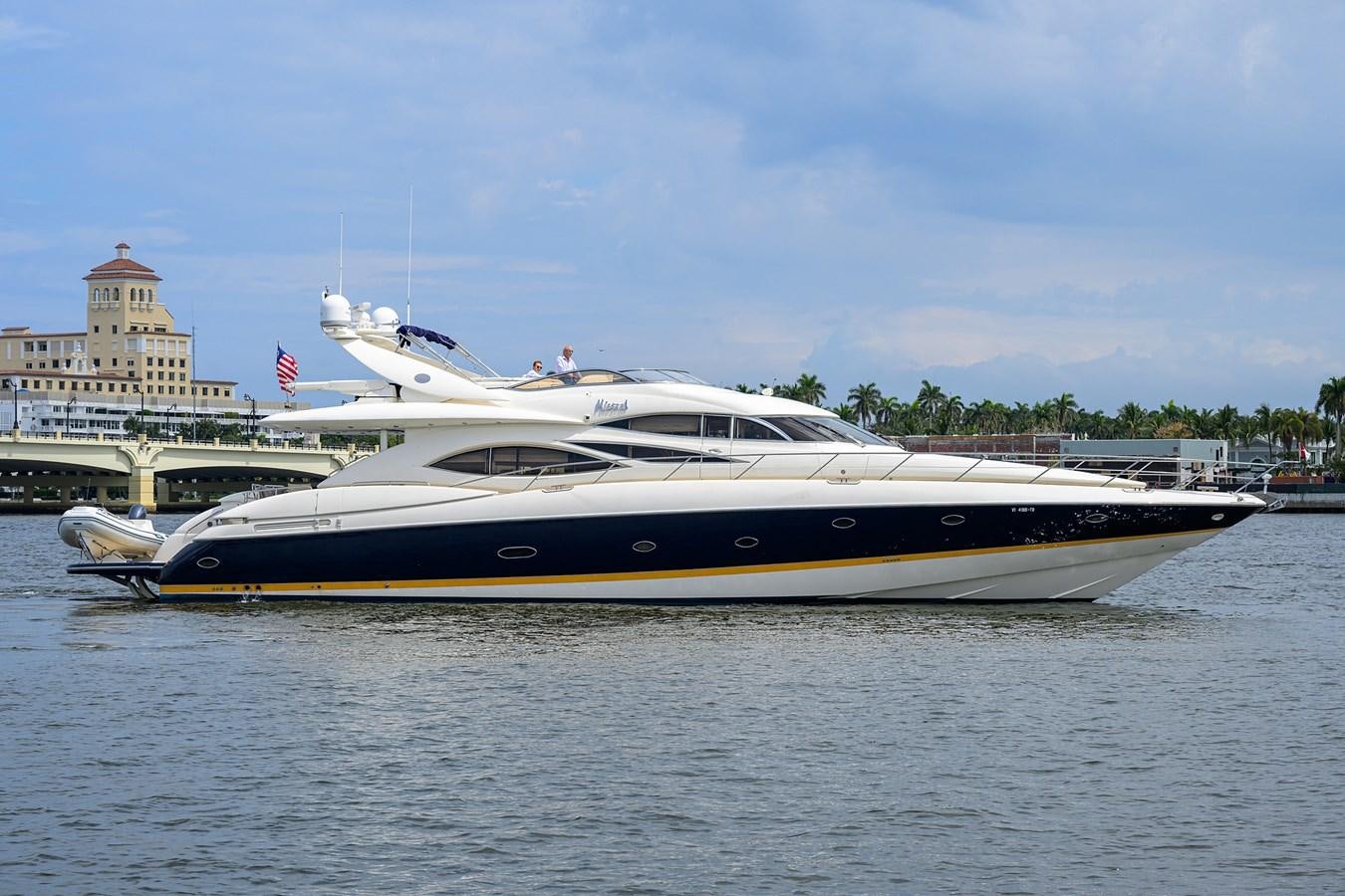 a boat on the water aboard MISTRAL Yacht for Sale