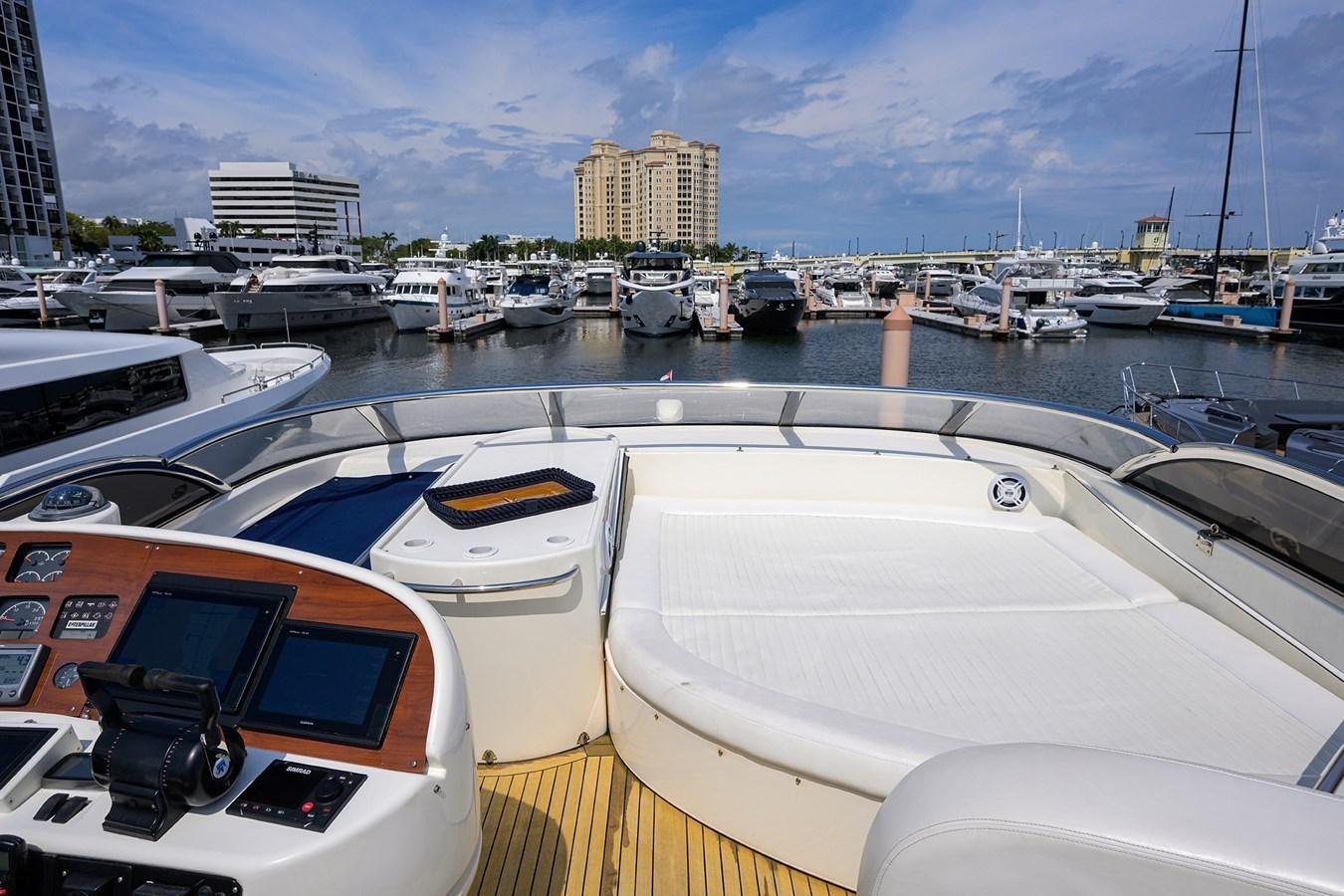 a boat is parked in a harbor aboard MISTRAL Yacht for Sale