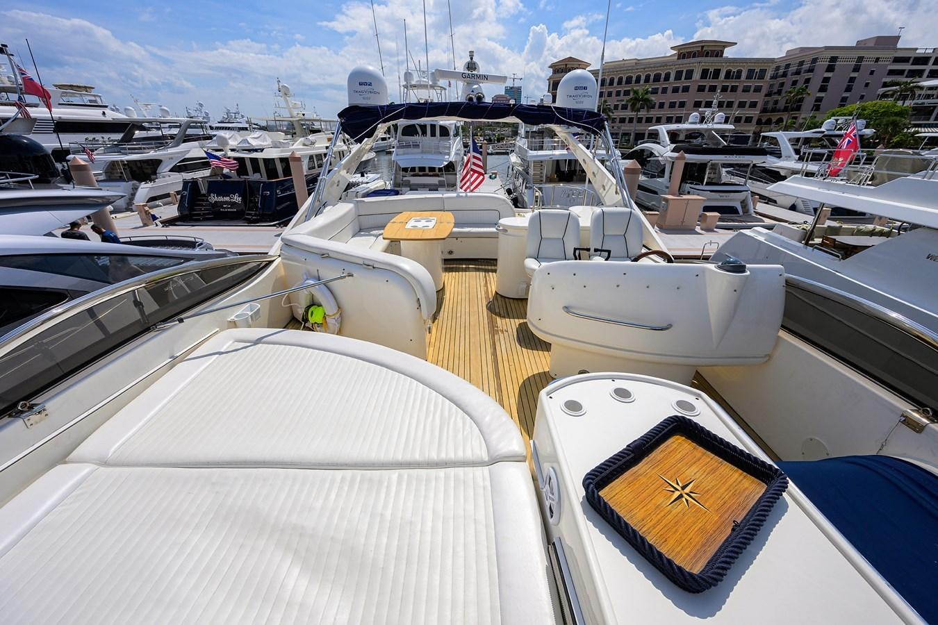 a group of boats are parked in a harbor aboard MISTRAL Yacht for Sale