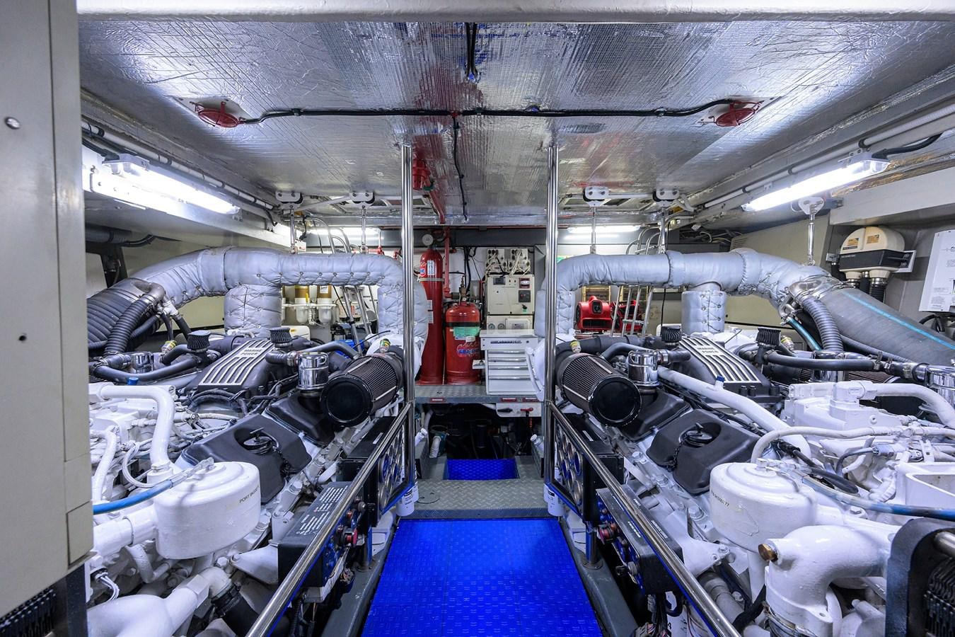 a room with machinery aboard MISTRAL Yacht for Sale