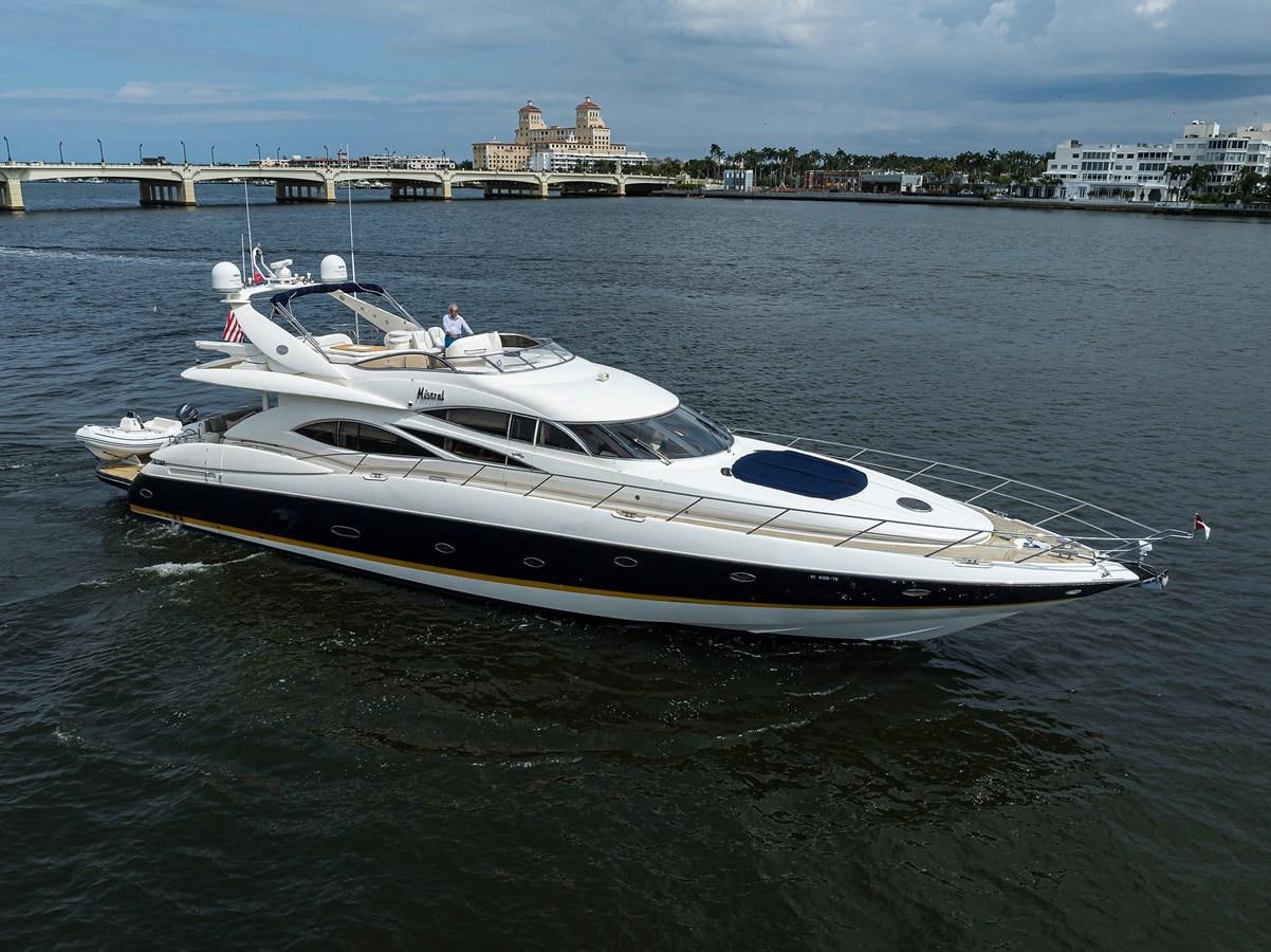 a boat in the water aboard MISTRAL Yacht for Sale