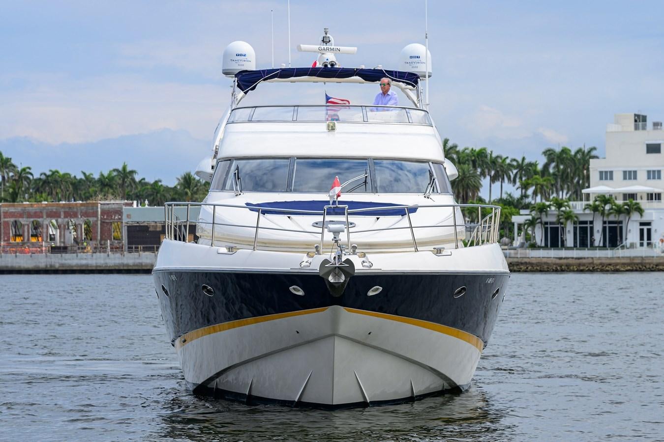 a boat on the water aboard MISTRAL Yacht for Sale