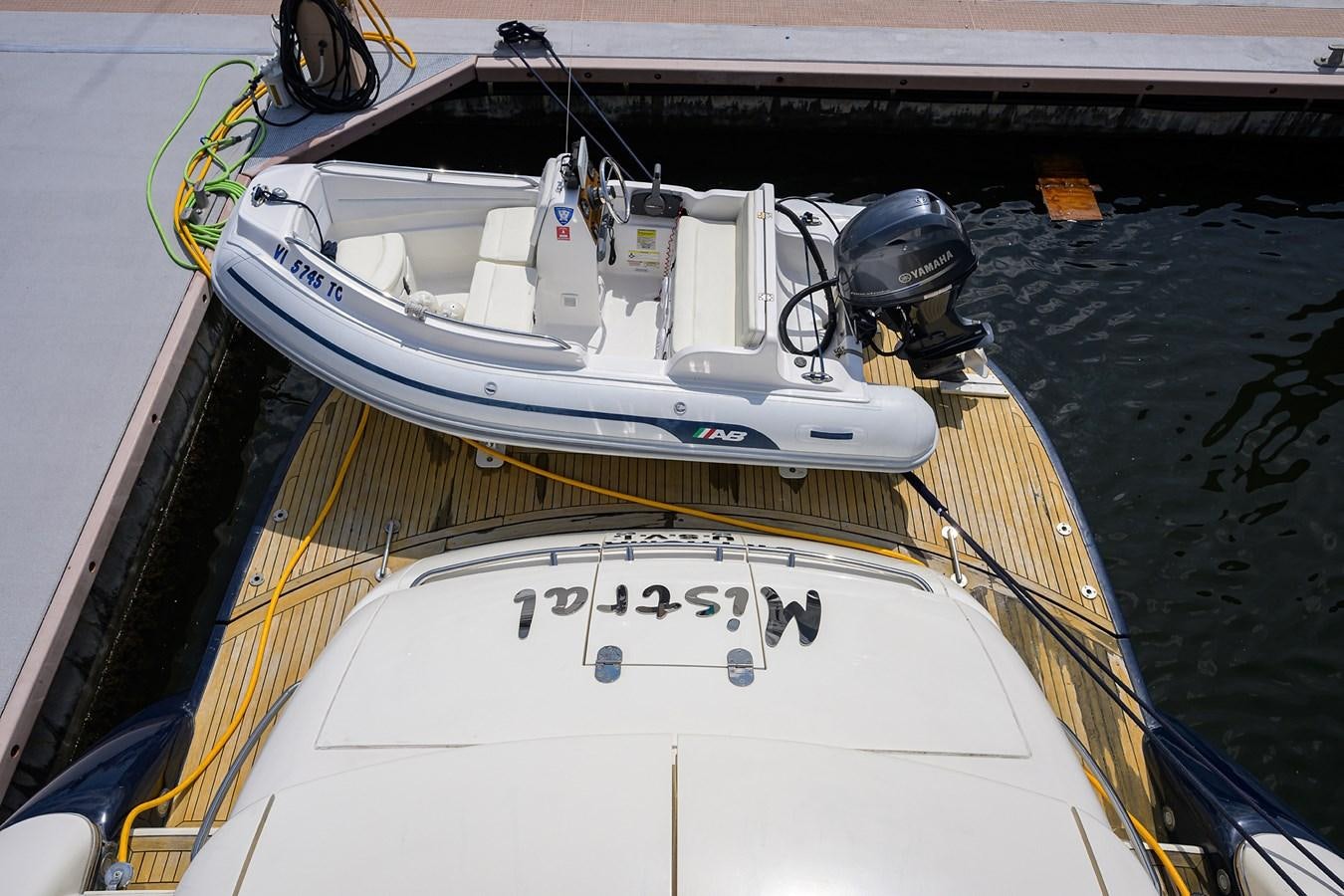a boat on the water aboard MISTRAL Yacht for Sale