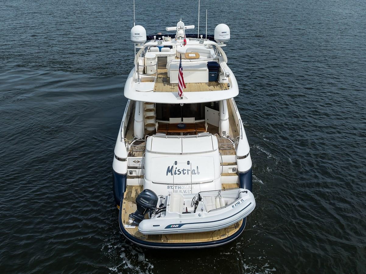 a boat in the water aboard MISTRAL Yacht for Sale