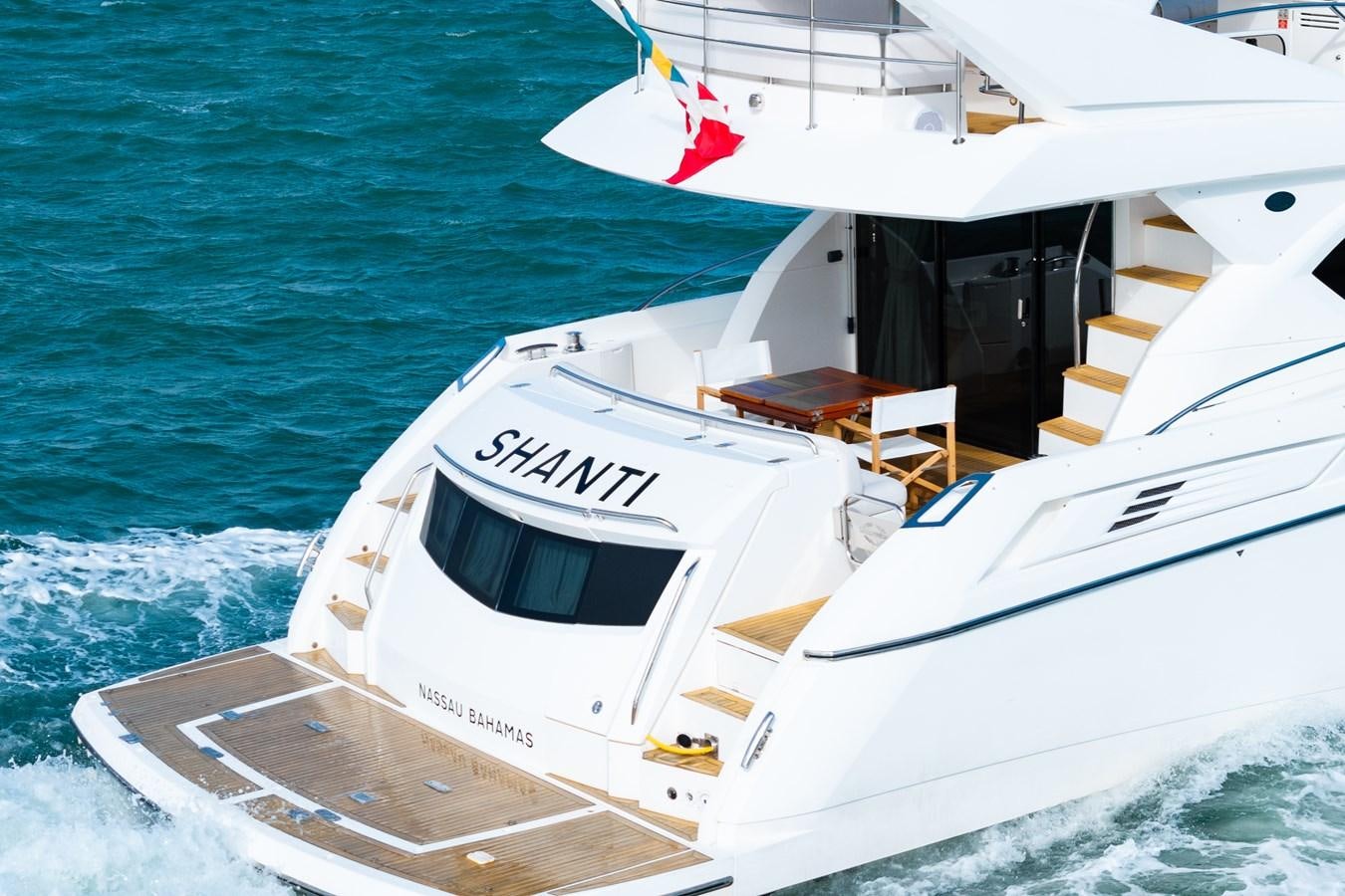 a boat on the water aboard SHANTI Yacht for Sale
