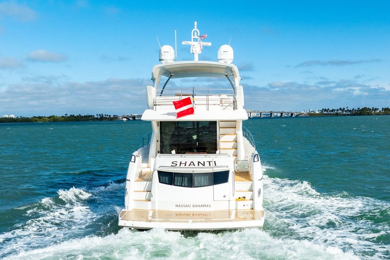 a boat on the water aboard SHANTI Yacht for Sale
