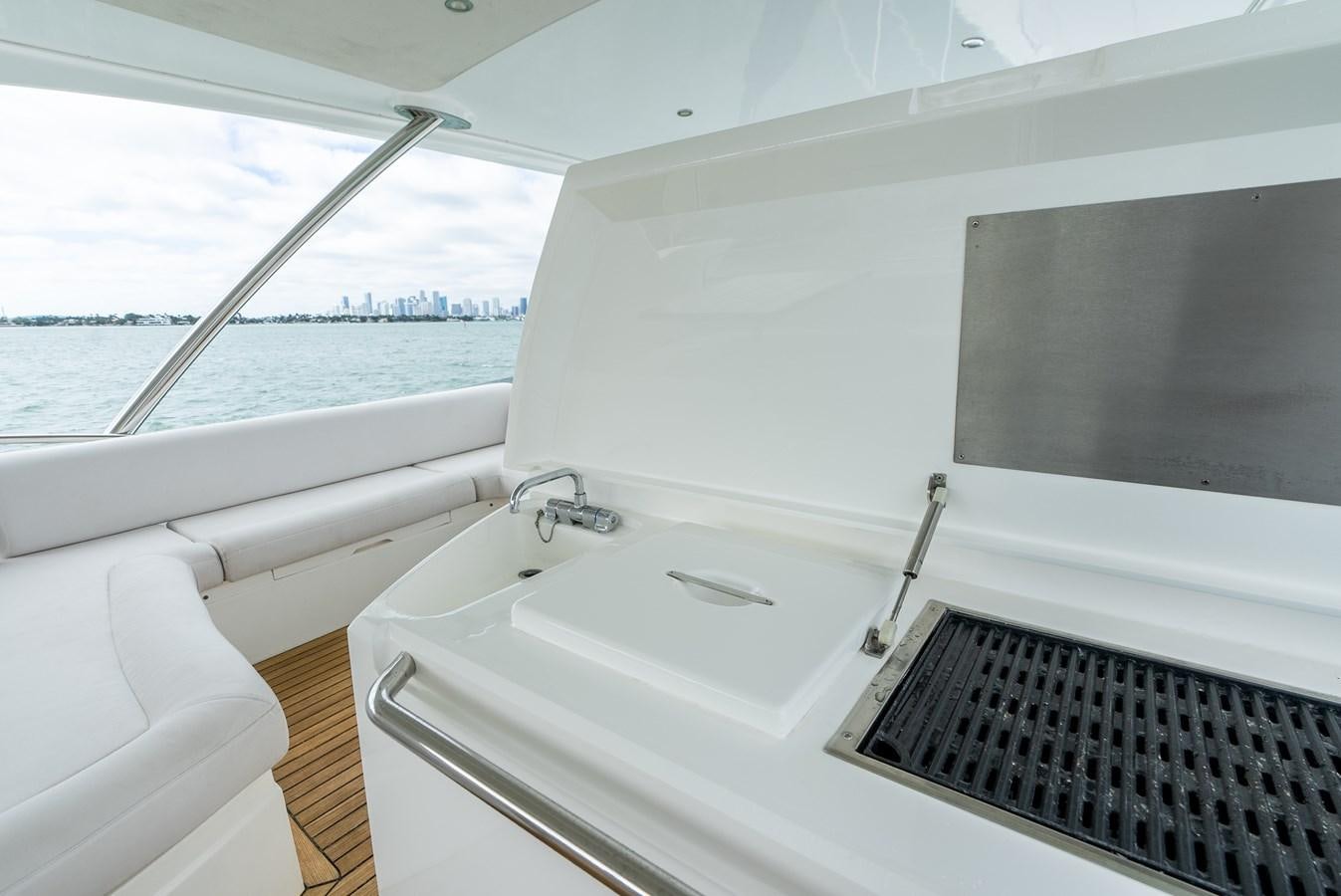 a white bathtub with a sink and a computer aboard SHANTI Yacht for Sale