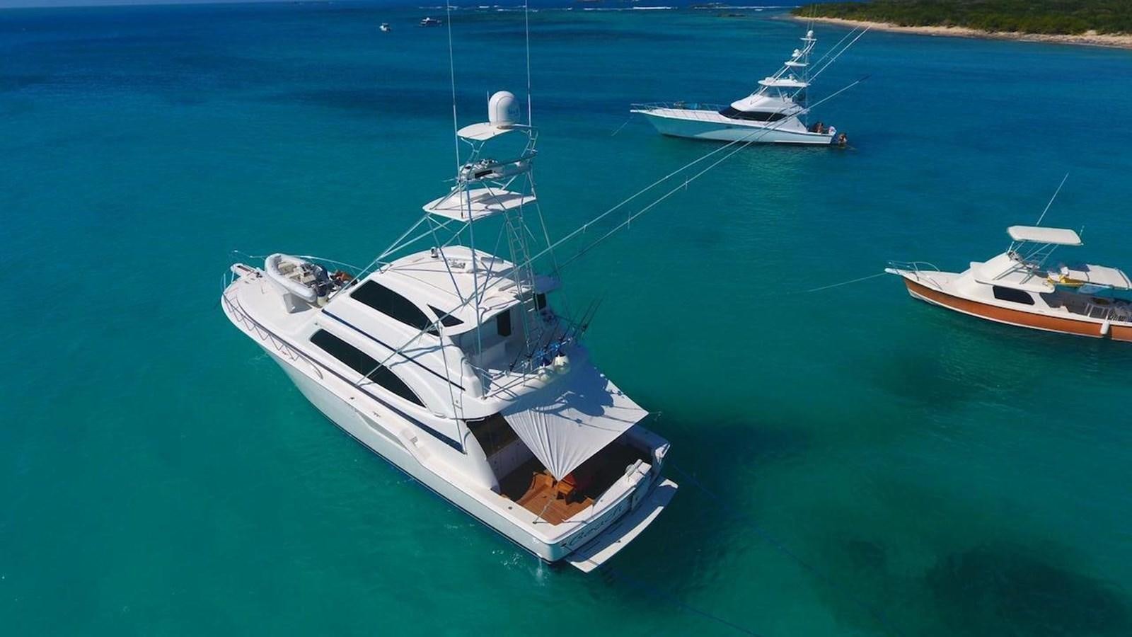 a boat in the water aboard BEACH BUM Yacht for Sale