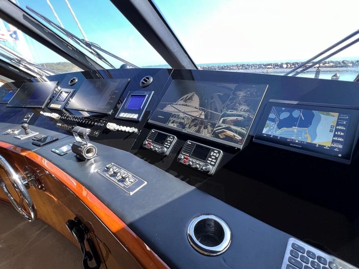inside of a car aboard BEACH BUM Yacht for Sale