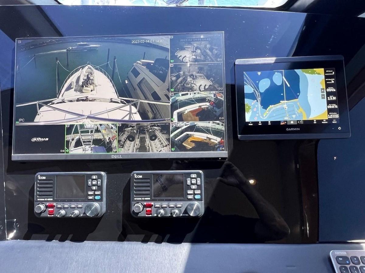 graphical user interface aboard BEACH BUM Yacht for Sale