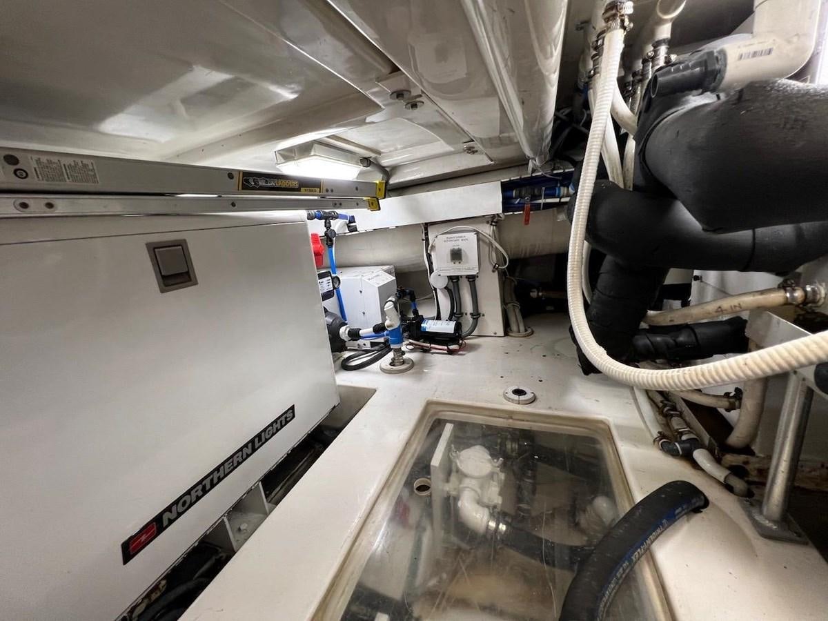 inside of a space ship aboard BEACH BUM Yacht for Sale