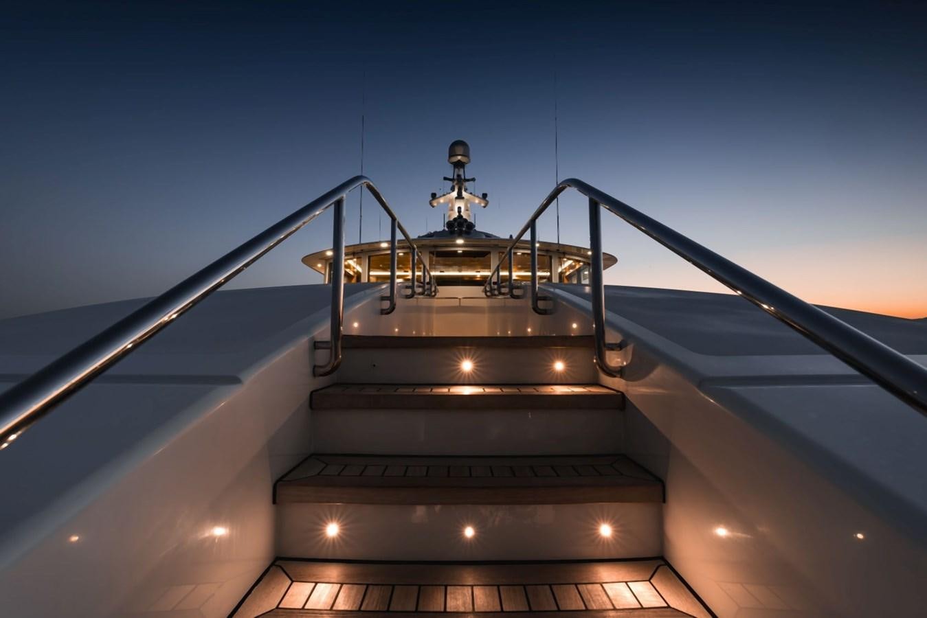 a large metal object with a cross on top aboard OLYMPUS Yacht for Sale