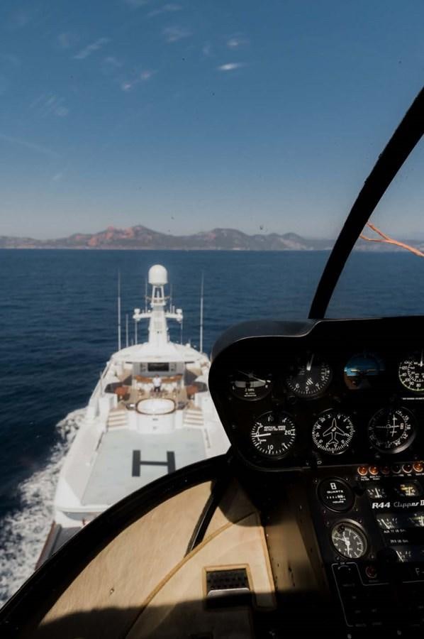 a boat on the water aboard OLYMPUS Yacht for Sale