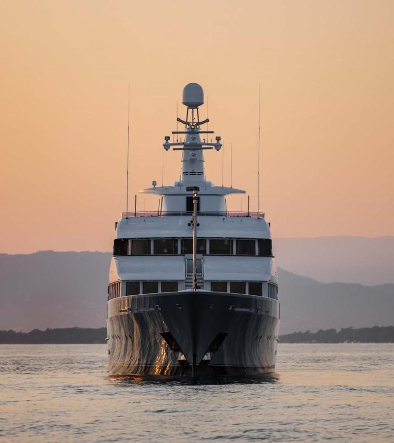 a boat in the water aboard OLYMPUS Yacht for Sale