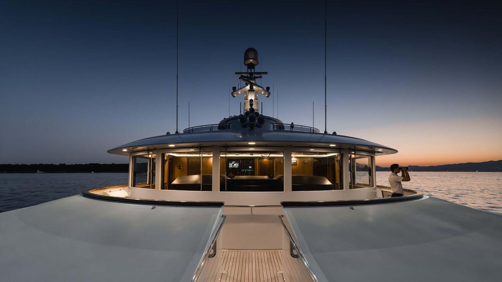 a boat on the water aboard OLYMPUS Yacht for Sale