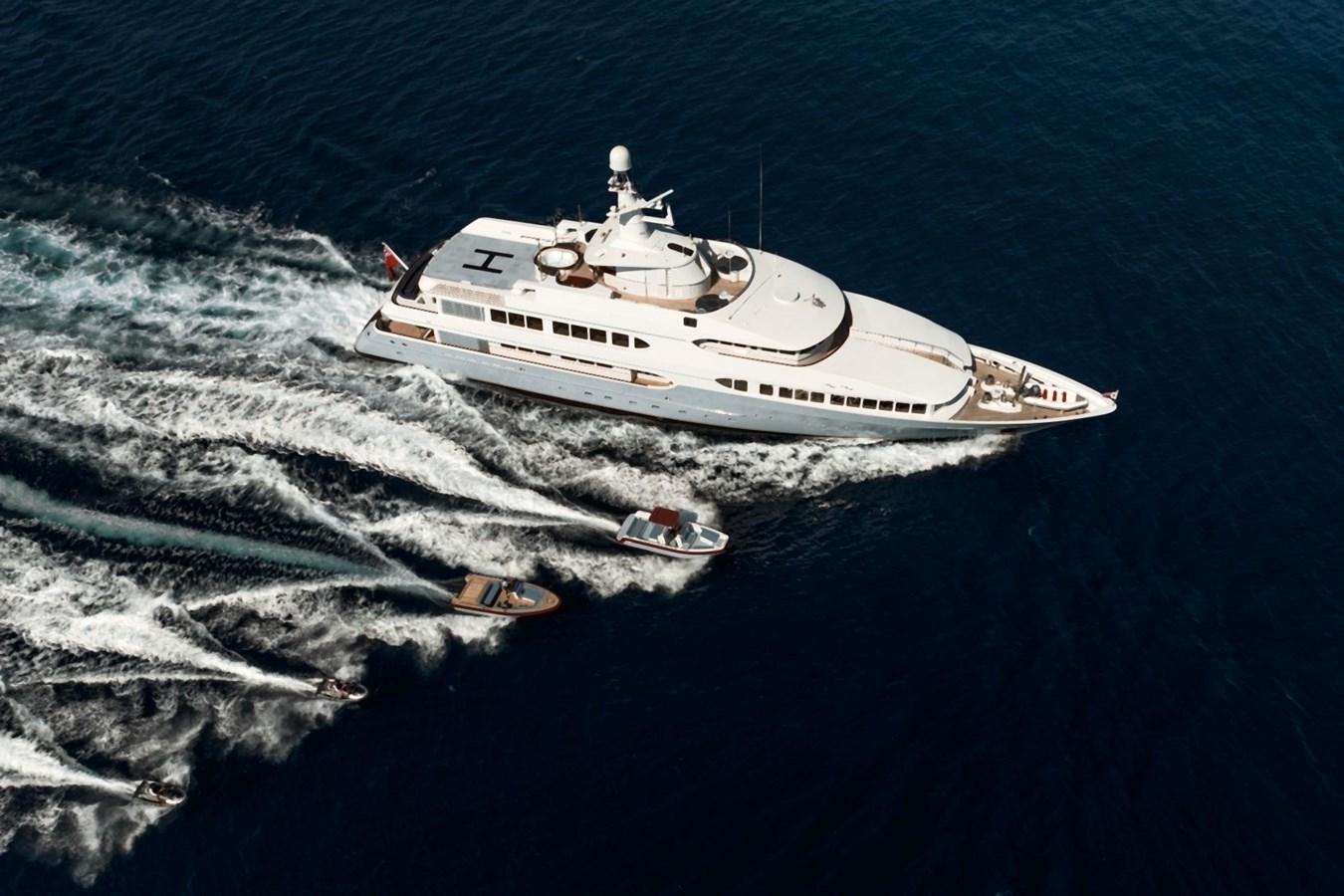 a ship on the water aboard OLYMPUS Yacht for Sale