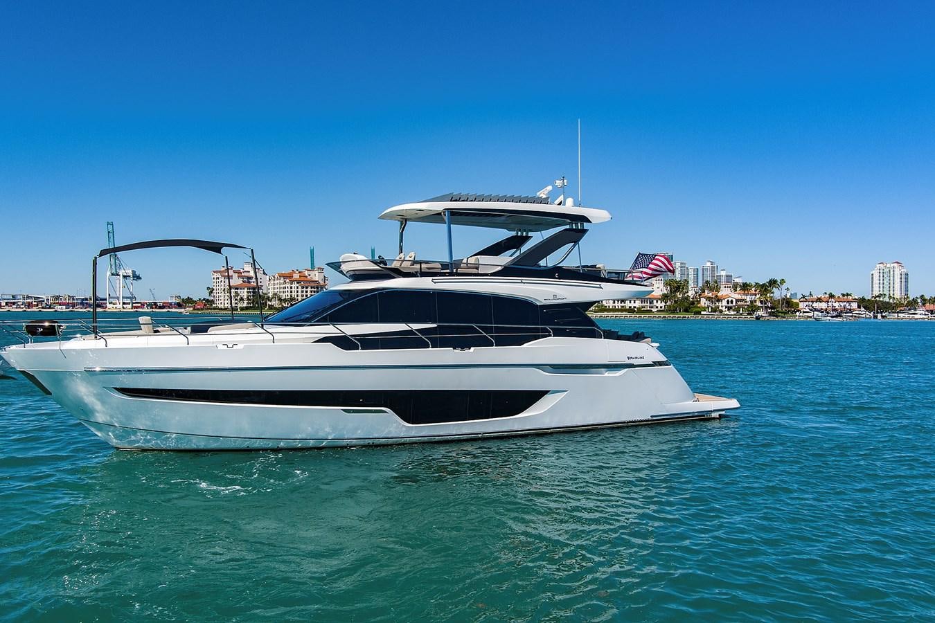 a boat in the water aboard RAW WAVE Yacht for Sale