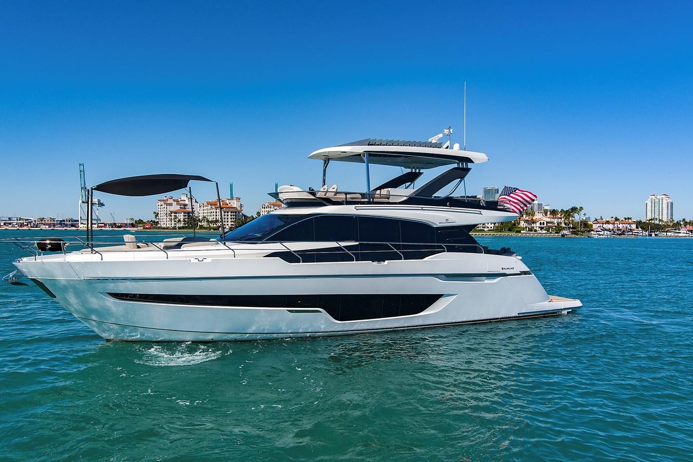 a boat in the water aboard RAW WAVE Yacht for Sale