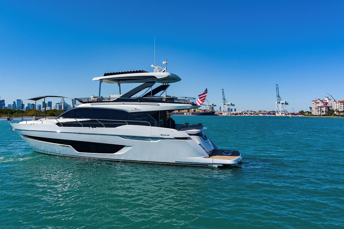 a boat on the water aboard RAW WAVE Yacht for Sale
