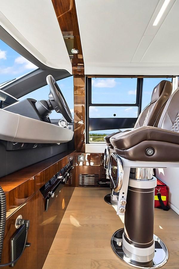 a large metal speaker in a room aboard RAW WAVE Yacht for Sale
