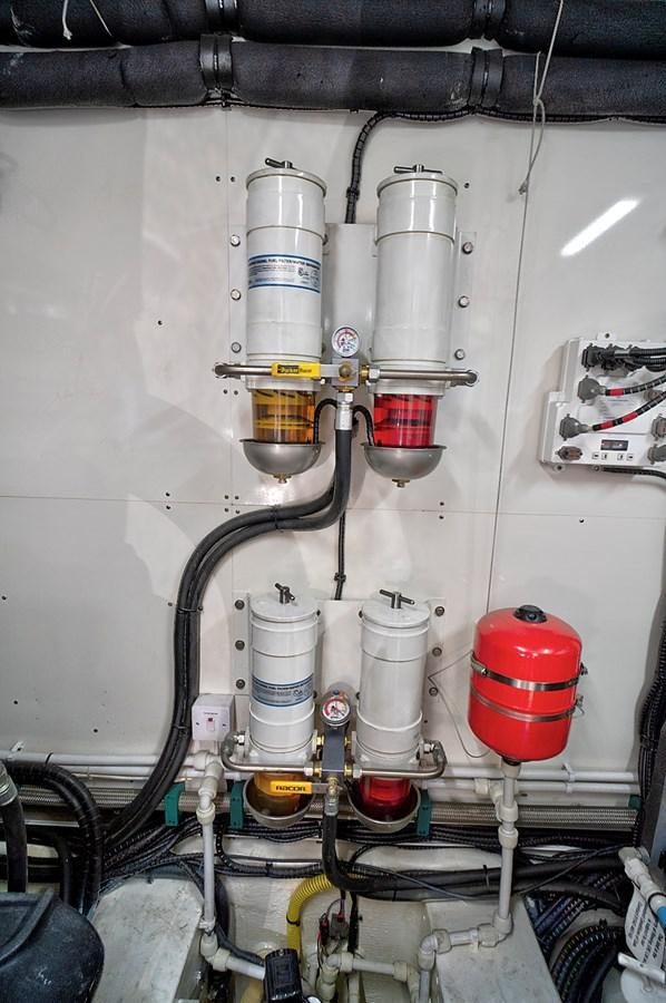 a machine with wires aboard RAW WAVE Yacht for Sale