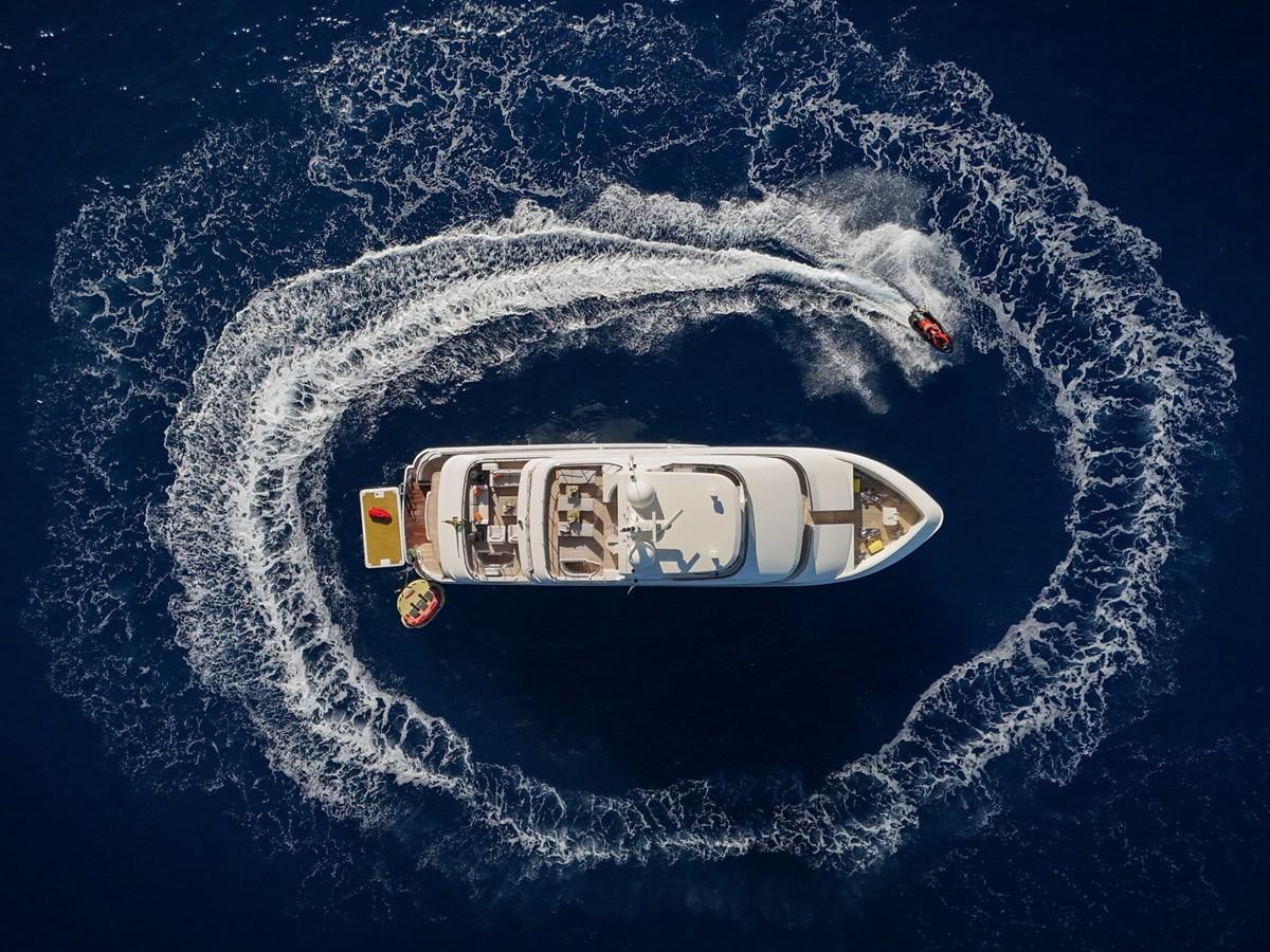 a satellite in space aboard BANDIDO I Yacht for Sale