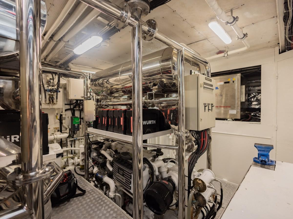 a large factory with machinery aboard BANDIDO I Yacht for Sale