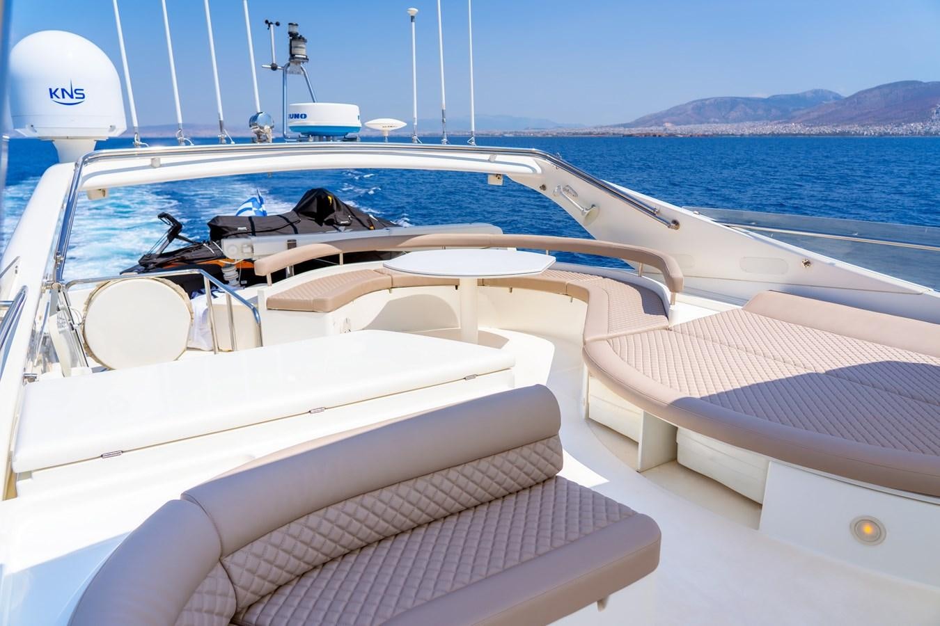 a boat on the water aboard SOFIA D Yacht for Sale