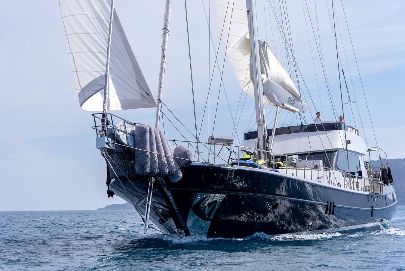 a boat on the water aboard PURA-VIDA Yacht for Sale