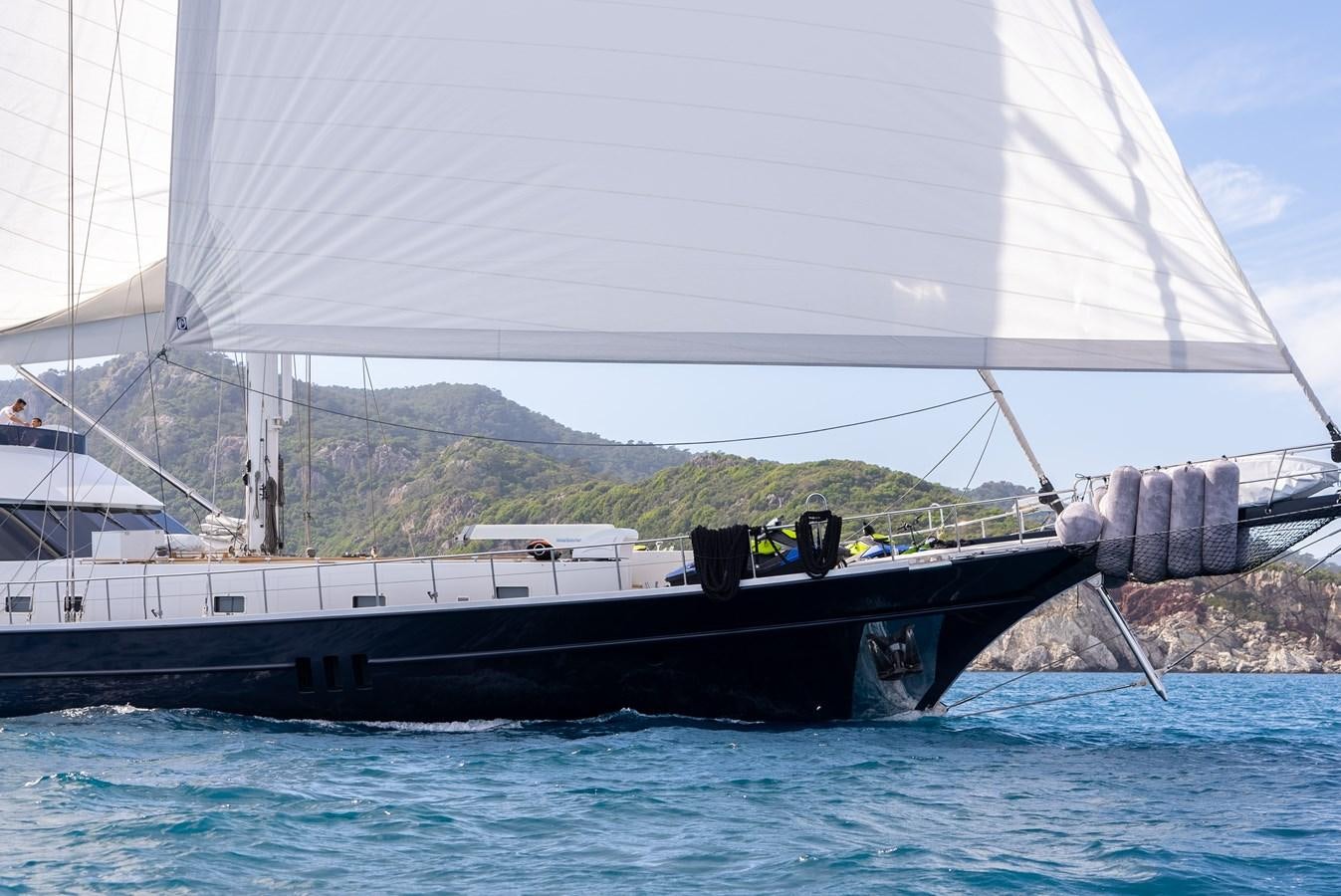 a boat in the water aboard PURA-VIDA Yacht for Sale