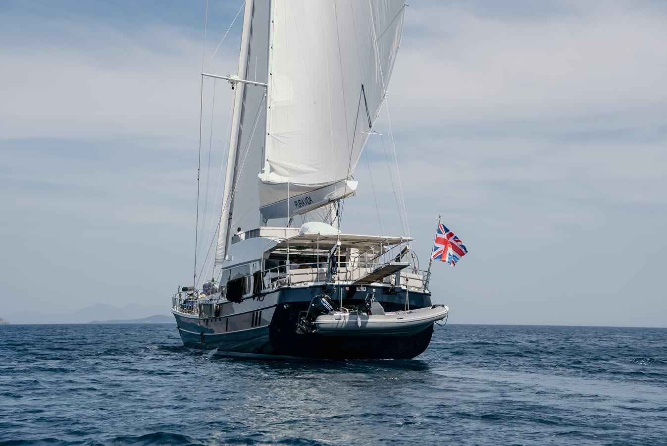 a boat in the water aboard PURA-VIDA Yacht for Sale
