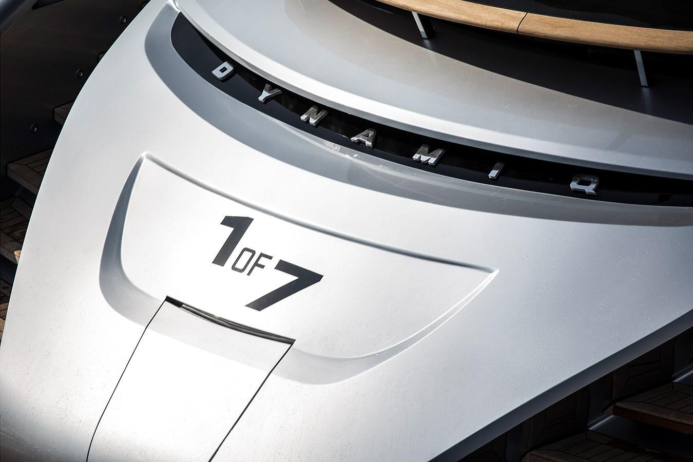 a white rectangular object with a black and white object on top aboard DYNAMIQ GTT 115  Yacht for Sale