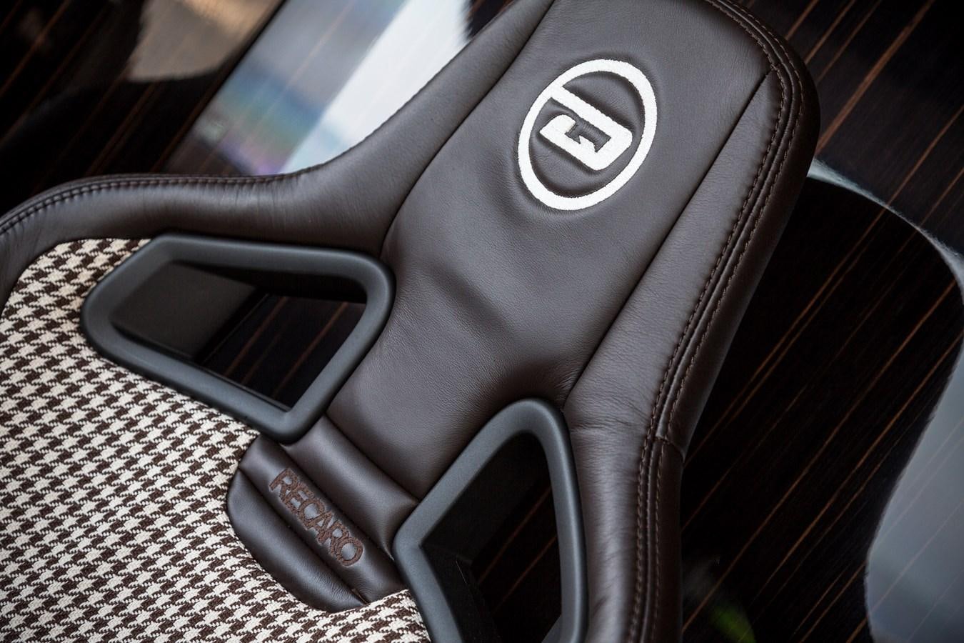 a close-up of a car aboard DYNAMIQ GTT 115  Yacht for Sale