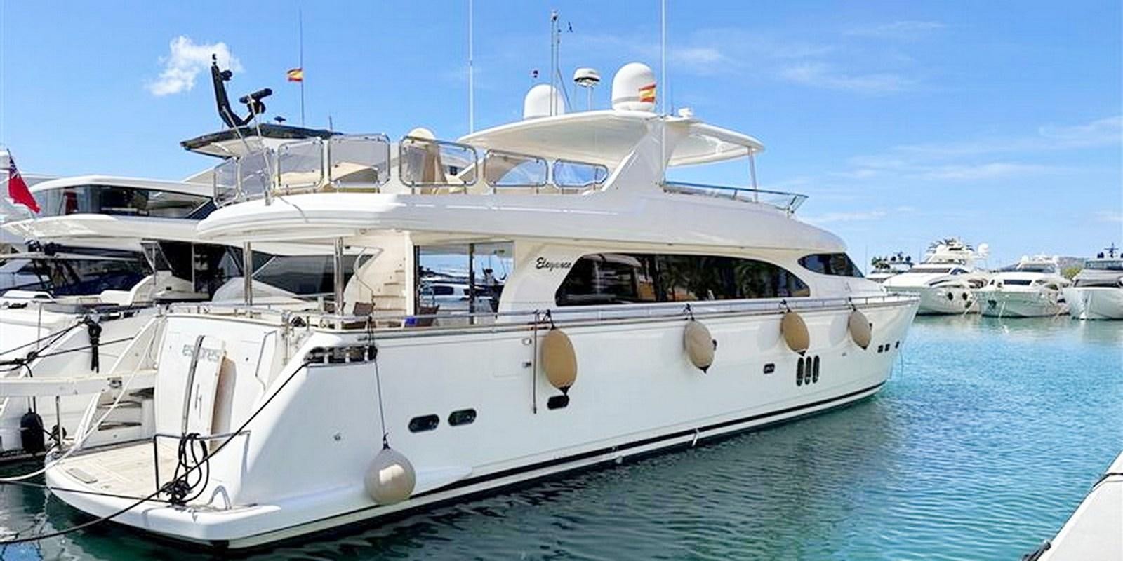 a white yacht in the water aboard ESPRESSO Yacht for Sale