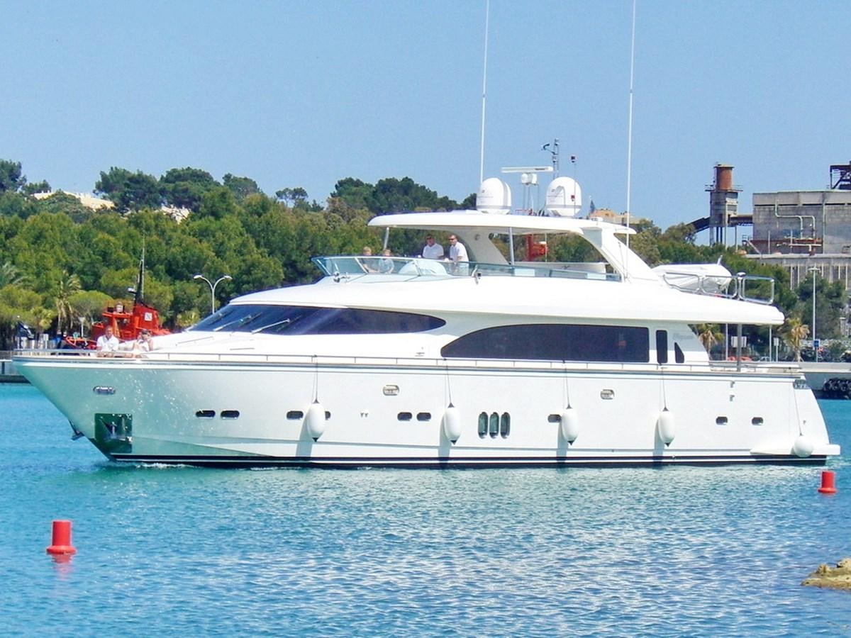 a white yacht in the water aboard ESPRESSO Yacht for Sale