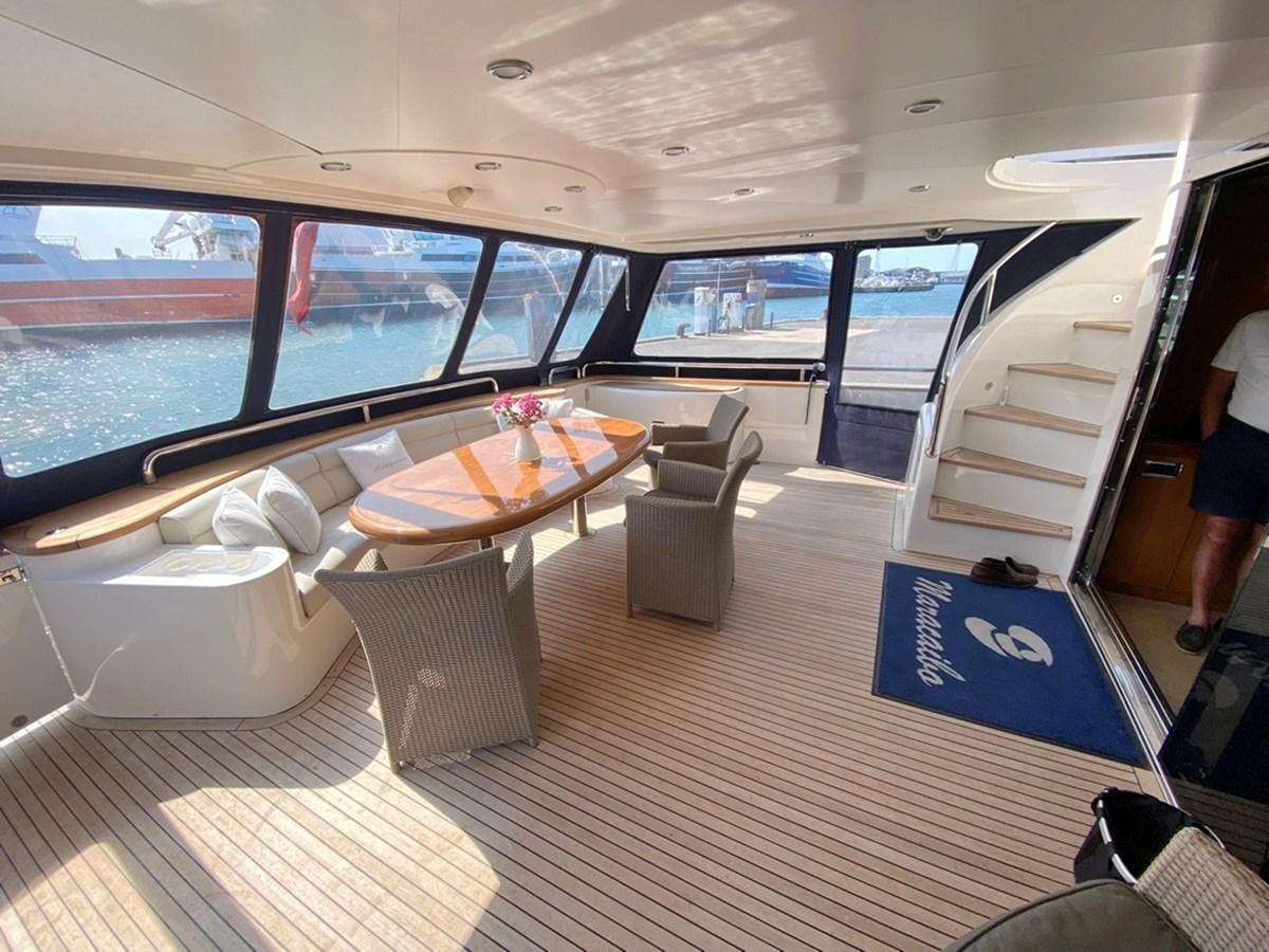 inside of a bus aboard MARACAIBO Yacht for Sale