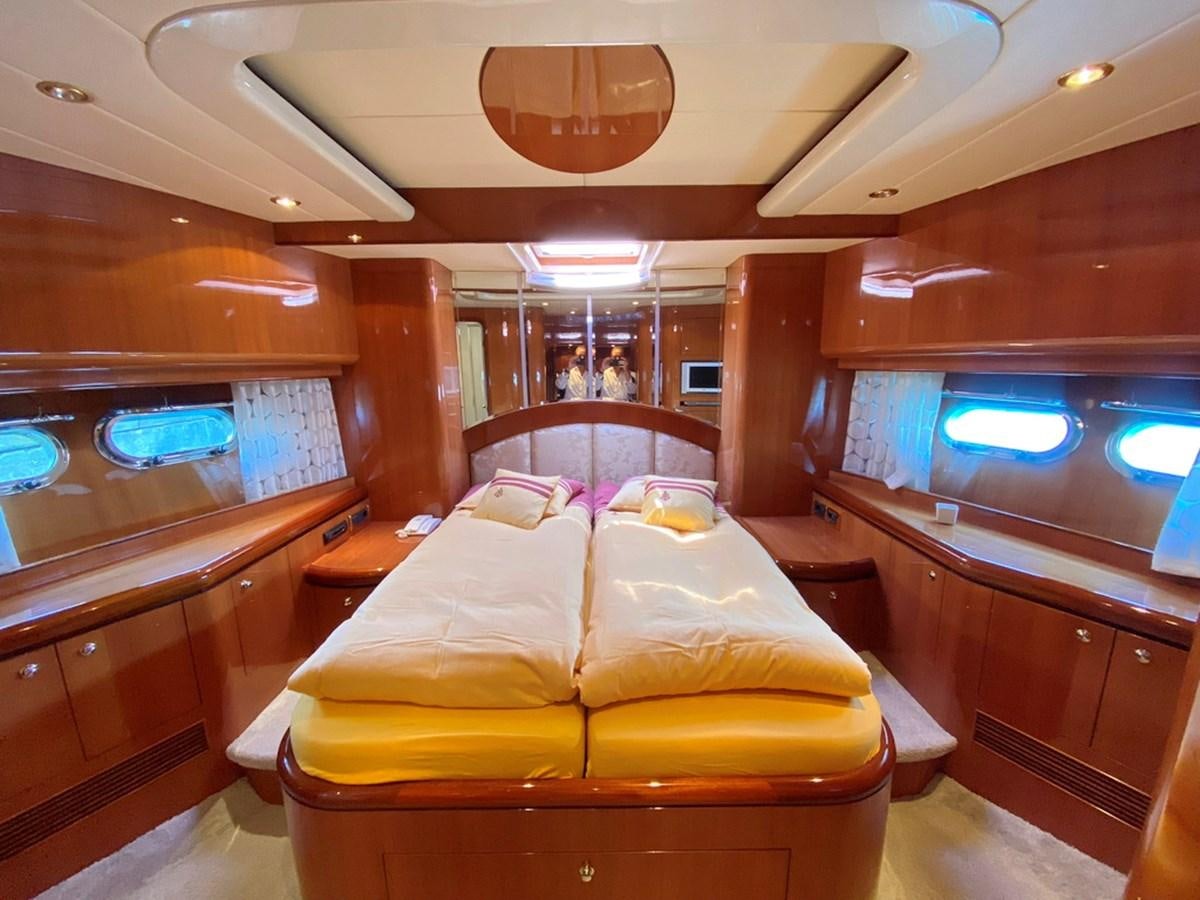 inside of a train aboard MARACAIBO Yacht for Sale